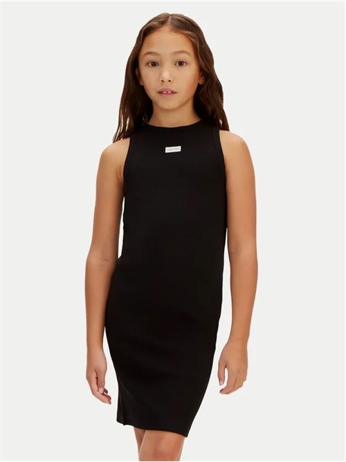rib sleeveless dress CALVIN KLEIN JEANS | LVCKSJH07GBEH